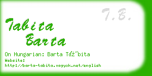 tabita barta business card